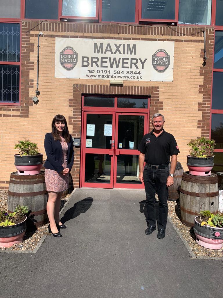 Bridget Phillipson visits Maxim Brewery 
