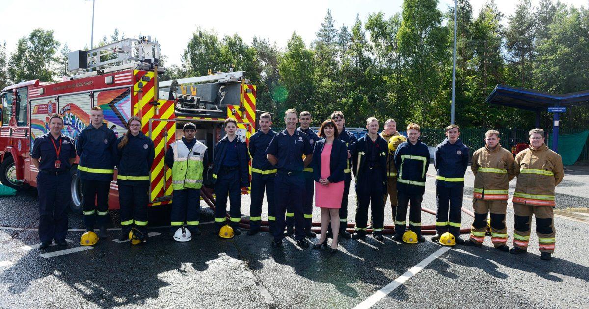 Bridget Phillipson MP visits Tyne and Wear Fire and Rescue Service