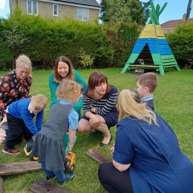 Bridget Phillipson MP visits Chilton Meadows Day Nursery