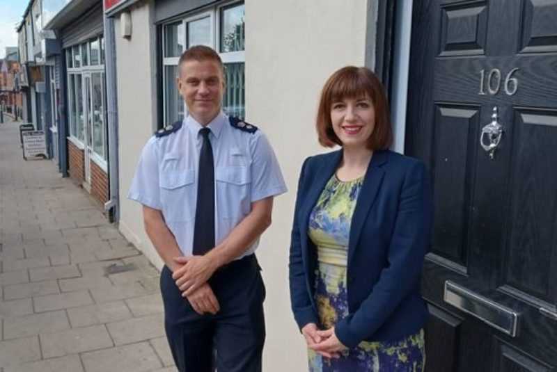 Bridget Phillipson MP meets with Superintendent Barrie Joisce of Northumbria Police