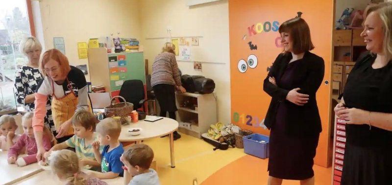 Bridget Phillipson MP visits childcare settings in Estonia