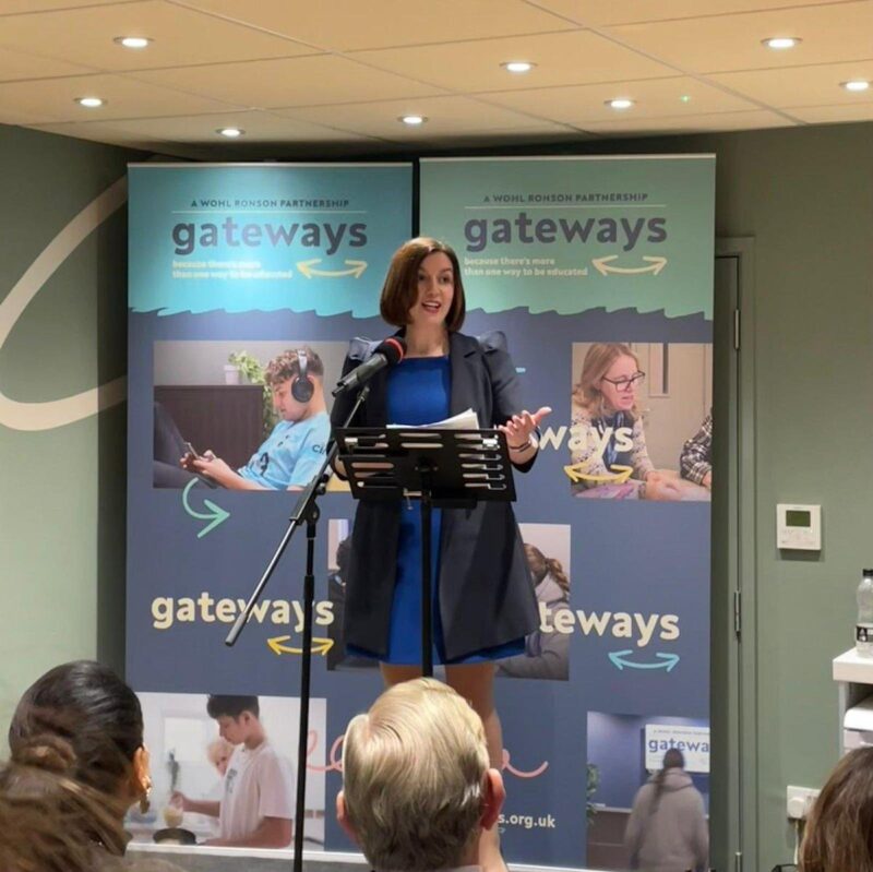 Bridget Phillipson MP speaks at Gateways