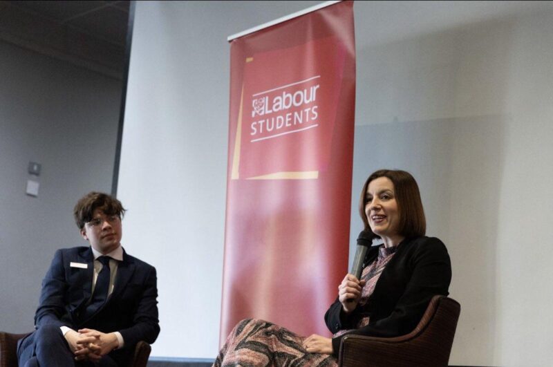 Bridget Phillipson MP speaks at the launch of Labour Students Win24 campaign