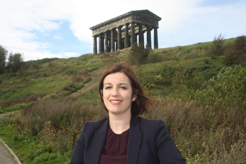Bridget Phillipson at Penshaw Monument